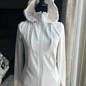 Women's Jockey White Spring Hooded Jacket XS